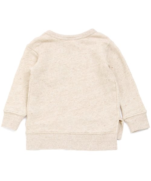 BREEZE（ブリーズ）の「BIGトレーナー（スウェット・キッズ・ベージュ/ブラック/サックスブルー・80/90/95/100/110/120/130/140）」の6枚目の写真