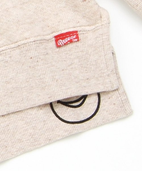 BREEZE（ブリーズ）の「BIGトレーナー（スウェット・キッズ・ベージュ/ブラック/サックスブルー・80/90/95/100/110/120/130/140）」の12枚目の写真