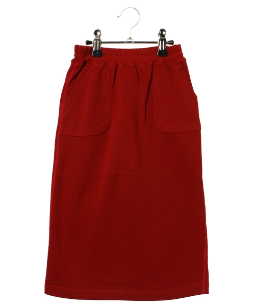 JOEY HYSTERIC(ジョーイヒステリック)の「SCRATCH FEVER pt ロングSK(スカート・キッズ・ブラック/グレー/レッド・SMALL/MEDIUM)」の3枚目の写真