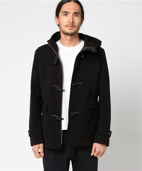 WEGO（ウィゴー）の「WEGO/メルトンダッフルコート（ダッフルコート・メンズ・ブラック/ワイン/グレー/キャメル・SMALL/MEDIUM/LARGE）」の16枚目の写真