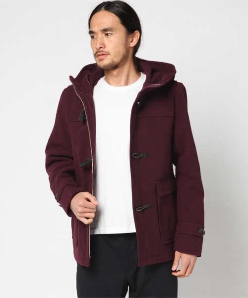 WEGO（ウィゴー）の「WEGO/メルトンダッフルコート（ダッフルコート・メンズ・ブラック/ワイン/グレー/キャメル・SMALL/MEDIUM/LARGE）」の15枚目の写真