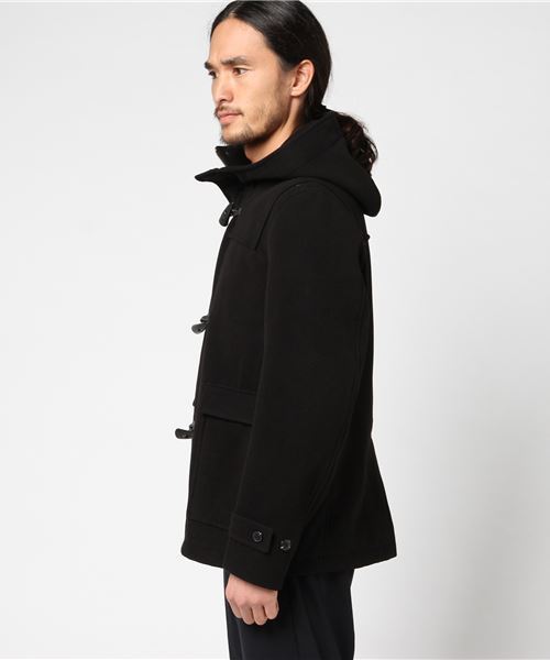 WEGO（ウィゴー）の「WEGO/メルトンダッフルコート（ダッフルコート・メンズ・ブラック/ワイン/グレー/キャメル・SMALL/MEDIUM/LARGE）」の5枚目の写真