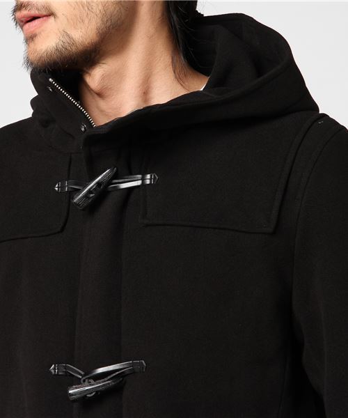 WEGO（ウィゴー）の「WEGO/メルトンダッフルコート（ダッフルコート・メンズ・ブラック/ワイン/グレー/キャメル・SMALL/MEDIUM/LARGE）」の10枚目の写真