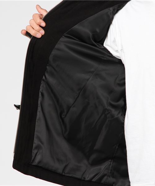 WEGO（ウィゴー）の「WEGO/メルトンダッフルコート（ダッフルコート・メンズ・ブラック/ワイン/グレー/キャメル・SMALL/MEDIUM/LARGE）」の9枚目の写真