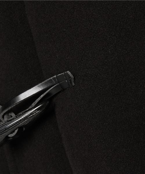 WEGO（ウィゴー）の「WEGO/メルトンダッフルコート（ダッフルコート・メンズ・ブラック/ワイン/グレー/キャメル・SMALL/MEDIUM/LARGE）」の8枚目の写真