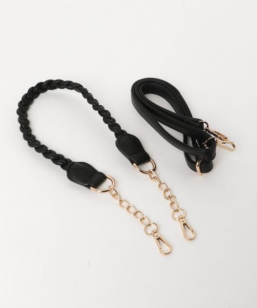 florist（フローリスト）の「【2way】7ファスナーポケットレザーハンドバッグ（ショルダーバッグ・レディース・ブラック/ベージュ/グレー/レッド/ピンク/ブルー/キャメル・FREE）」の10枚目の写真