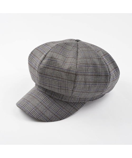 CONTROL FREAK / CTFK(コントロールフリーク)の「チェックbigキャスケット(キャスケット・レディース・ブラック/ブラウン/グレー・FREE)」の2枚目の写真