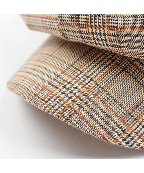 CONTROL FREAK / CTFK(コントロールフリーク)の「チェックbigキャスケット(キャスケット・レディース・ブラック/ブラウン/グレー・FREE)」の8枚目の写真