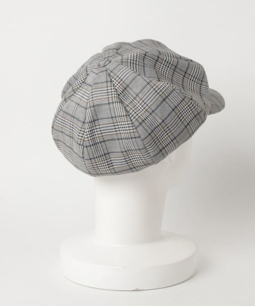 CONTROL FREAK / CTFK(コントロールフリーク)の「チェックbigキャスケット(キャスケット・レディース・ブラック/ブラウン/グレー・FREE)」の4枚目の写真