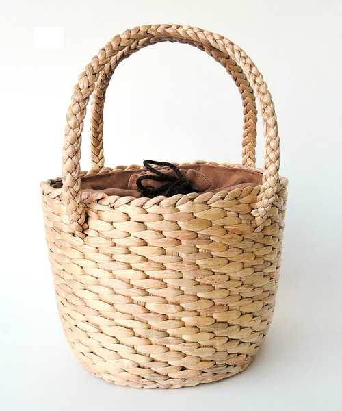 minia（ミニア）の「バケツカゴバッグ（かごバッグ・レディース・マルチ/ナチュラル・FREE）」の4枚目の写真