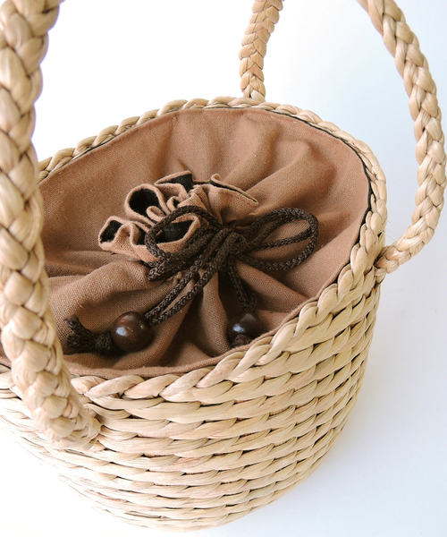 minia（ミニア）の「バケツカゴバッグ（かごバッグ・レディース・マルチ/ナチュラル・FREE）」の6枚目の写真