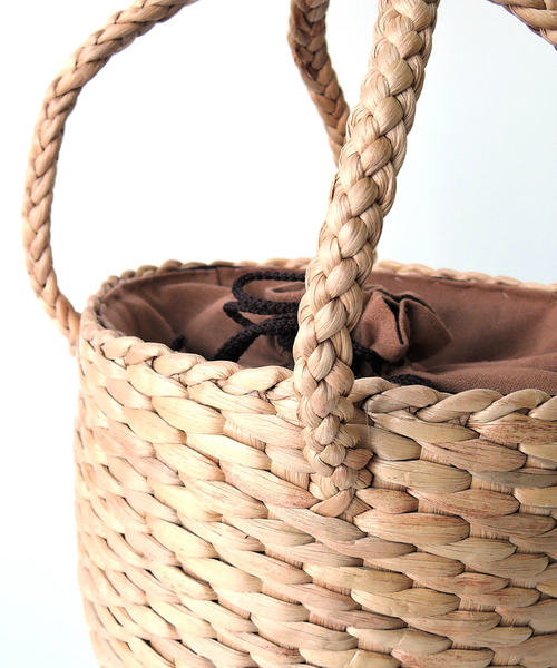 minia（ミニア）の「バケツカゴバッグ（かごバッグ・レディース・マルチ/ナチュラル・FREE）」の8枚目の写真