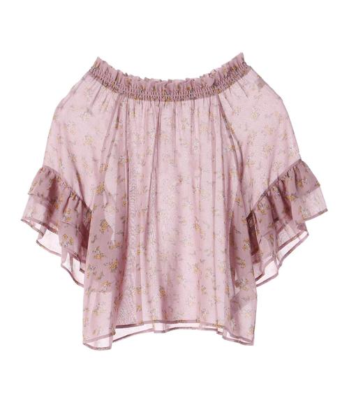 earth music&ecology（アースミュージックアンドエコロジー）の「・シフォンフラワープリントブラウス（シャツ/ブラウス・レディース・アイボリー/ライトピンク/イエロー/ブラック・FREE）」の11枚目の写真