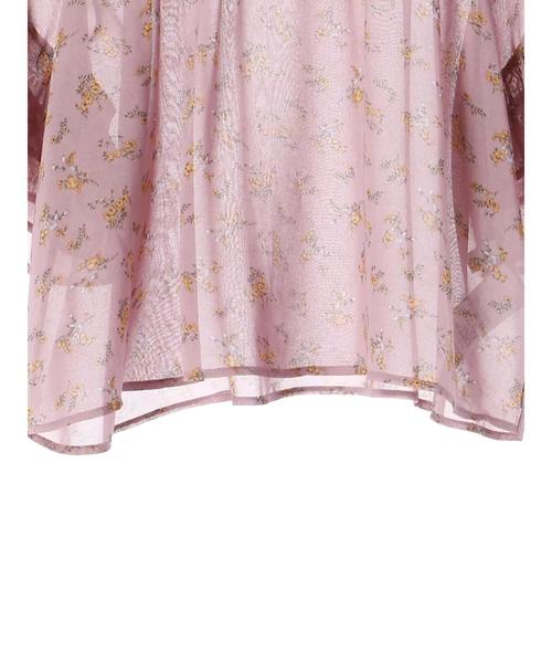 earth music&ecology（アースミュージックアンドエコロジー）の「・シフォンフラワープリントブラウス（シャツ/ブラウス・レディース・アイボリー/ライトピンク/イエロー/ブラック・FREE）」の18枚目の写真