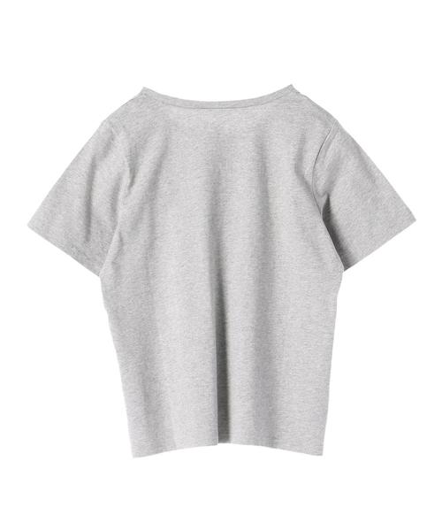 earth music&ecology(アースミュージックアンドエコロジー)の「ワンポイントロゴTシャツ(Tシャツ/カットソー・レディース・ネイビー/オフホワイト/カーキ/グレー系その他・FREE)」の10枚目の写真