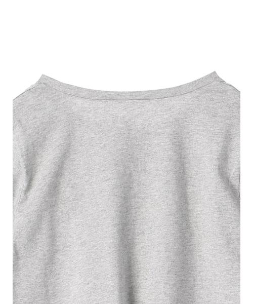 earth music&ecology(アースミュージックアンドエコロジー)の「ワンポイントロゴTシャツ(Tシャツ/カットソー・レディース・ネイビー/オフホワイト/カーキ/グレー系その他・FREE)」の14枚目の写真
