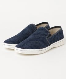 『DEDES/デデス』メッシュ風カップインソールスリッポンシューズ【m】