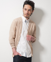 green label relaxing | □LINEN　Vカーディガン 12G(カーディガン/ボレロ)