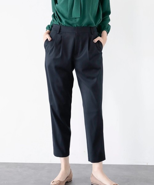 YECCA VECCA（イェッカヴェッカ）の「P.タックパンツ（その他パンツ・レディース・ベージュ/ブラウン/ダークネイビー・S/M）」の3枚目の写真