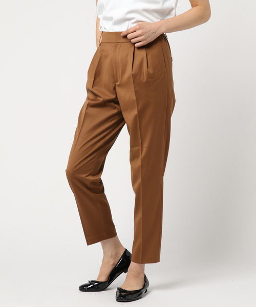 YECCA VECCA（イェッカヴェッカ）の「P.タックパンツ（その他パンツ・レディース・ベージュ/ブラウン/ダークネイビー・S/M）」の18枚目の写真