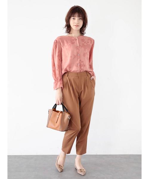 YECCA VECCA（イェッカヴェッカ）の「P.タックパンツ（その他パンツ・レディース・ベージュ/ブラウン/ダークネイビー・S/M）」の13枚目の写真