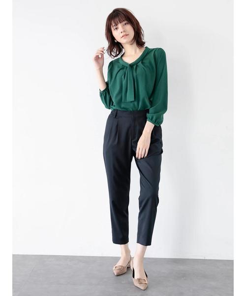 YECCA VECCA（イェッカヴェッカ）の「P.タックパンツ（その他パンツ・レディース・ベージュ/ブラウン/ダークネイビー・S/M）」の12枚目の写真