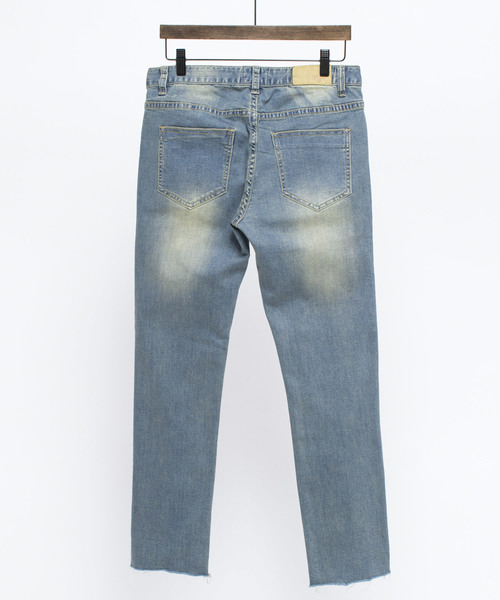 MONO-MART(モノマート)の「ヴィンテージウォッシングカットオフテーパードスキニーデニム(その他パンツ・メンズ・ブラック系その他/ブルー系その他/ブルー系その他3/ブルー系その他4/ブルー系その他5・S/M/L/XL)」の13枚目の写真