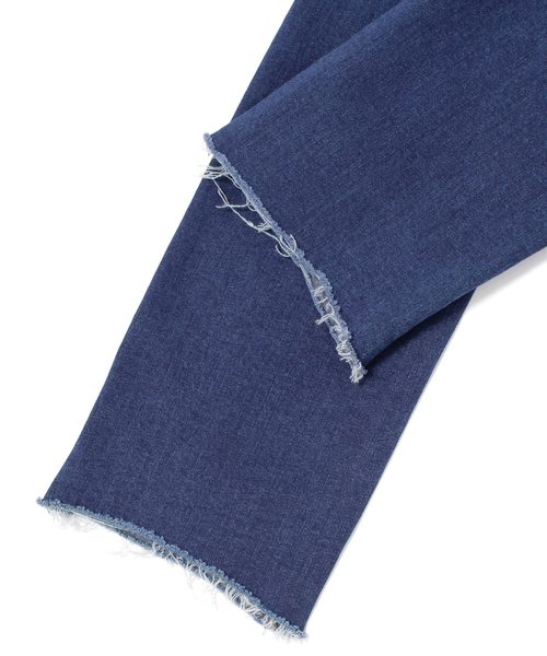 MONO-MART(モノマート)の「ヴィンテージウォッシングカットオフテーパードスキニーデニム(その他パンツ・メンズ・ブラック系その他/ブルー系その他/ブルー系その他3/ブルー系その他4/ブルー系その他5・S/M/L/XL)」の6枚目の写真