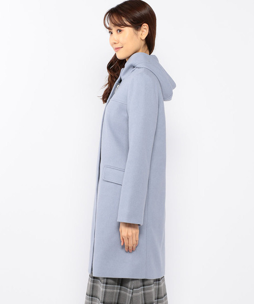 Petit Honfleur（プチオンフルール）の「フードコート（ダウンジャケット/コート・レディース・ベージュ/グレー/サックスブルー・11号/9号/13号）」の17枚目の写真