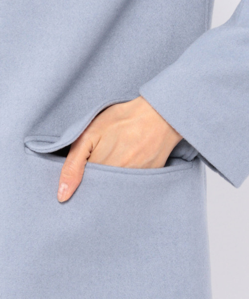 Petit Honfleur（プチオンフルール）の「フードコート（ダウンジャケット/コート・レディース・ベージュ/グレー/サックスブルー・11号/9号/13号）」の16枚目の写真