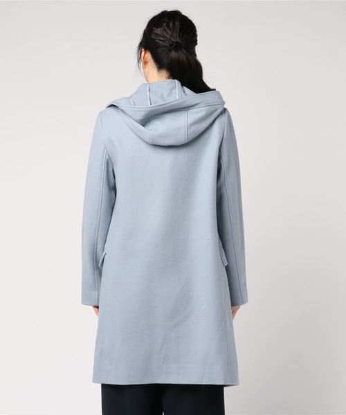 Petit Honfleur（プチオンフルール）の「フードコート（ダウンジャケット/コート・レディース・ベージュ/グレー/サックスブルー・11号/9号/13号）」の5枚目の写真