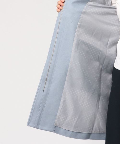 Petit Honfleur（プチオンフルール）の「フードコート（ダウンジャケット/コート・レディース・ベージュ/グレー/サックスブルー・11号/9号/13号）」の4枚目の写真