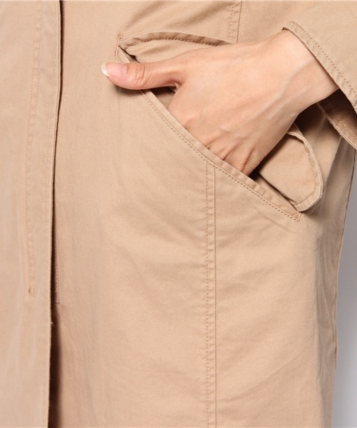 BEAUTY&YOUTH UNITED ARROWS（ビューティーアンドユースユナイテッドアローズ）の「BYBC ブロークンダウンミリタリーライナーコート ◆（その他アウター・レディース・ベージュ/オリーブ・SMALL/MEDIUM）」の9枚目の写真