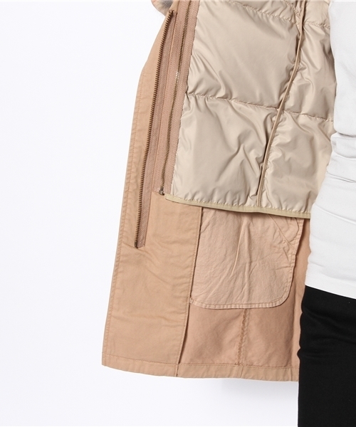 BEAUTY&YOUTH UNITED ARROWS（ビューティーアンドユースユナイテッドアローズ）の「BYBC ブロークンダウンミリタリーライナーコート ◆（その他アウター・レディース・ベージュ/オリーブ・SMALL/MEDIUM）」の11枚目の写真