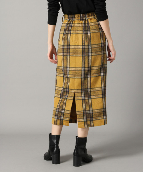 LOWRYS FARM（ローリーズファーム）の「シャギーチェックロングタイトスカート　823930（スカート・レディース・ブラウン系その他/ベージュ系その他/イエロー系その他・MEDIUM/LARGE）」の8枚目の写真