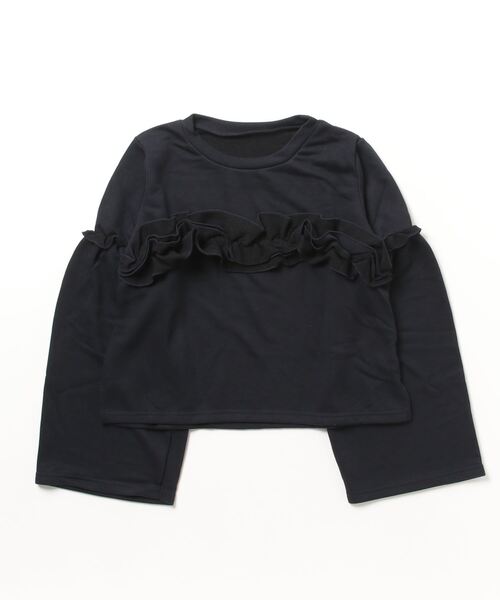 セール 袖フリルカットソープルオーバートップス Tシャツ カットソー Styleblock スタイルブロック のファッション通販 Zozotown