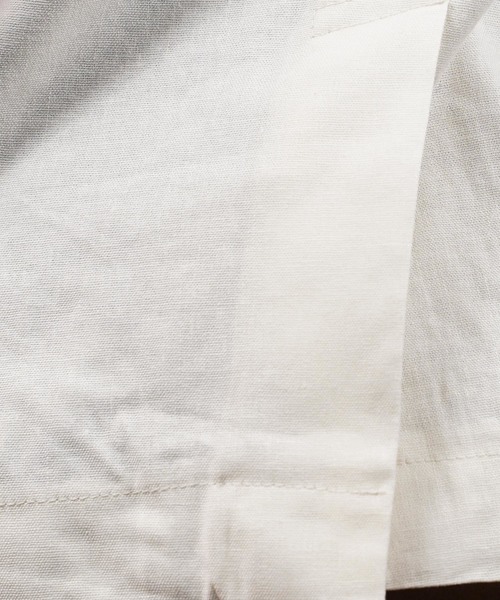 おしゃれスタ（オシャレスタ）の「コットンリネンストレッチ七分袖テーラードジャケット(IR) レディース メンズ（テーラードジャケット・メンズ・ブラック/ネイビー/カーキ/キナリ/ベージュ・M/L/XL）」の8枚目の写真