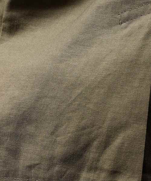 おしゃれスタ（オシャレスタ）の「コットンリネンストレッチ七分袖テーラードジャケット(IR) レディース メンズ（テーラードジャケット・メンズ・ブラック/ネイビー/カーキ/キナリ/ベージュ・M/L/XL）」の12枚目の写真