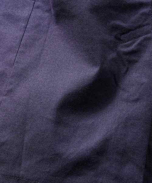 おしゃれスタ（オシャレスタ）の「コットンリネンストレッチ七分袖テーラードジャケット(IR) レディース メンズ（テーラードジャケット・メンズ・ブラック/ネイビー/カーキ/キナリ/ベージュ・M/L/XL）」の14枚目の写真