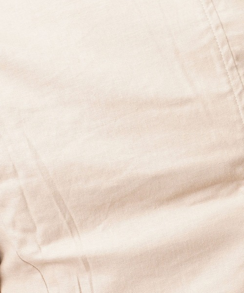 おしゃれスタ（オシャレスタ）の「コットンリネンストレッチ七分袖テーラードジャケット(IR) レディース メンズ（テーラードジャケット・メンズ・ブラック/ネイビー/カーキ/キナリ/ベージュ・M/L/XL）」の22枚目の写真