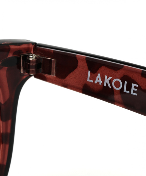 LAKOLE（ラコレ）の「スクエアサングラス / LAKOLE（サングラス・レディース・ブラウン/ブラック・FREE）」の8枚目の写真