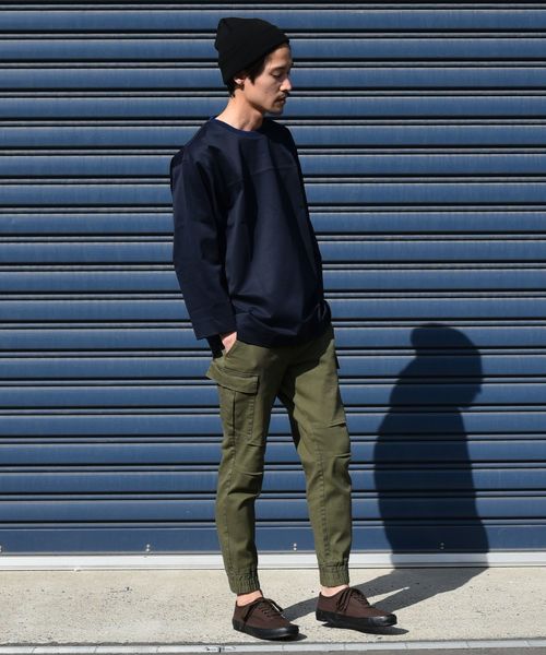 junhashimoto(ジュンハシモト)の「SU: junhashimoto×SHIPS カーゴパンツ(その他パンツ・メンズ・ブラック/オリーブ・SMALL/MEDIUM/LARGE/X-LARGE)」の7枚目の写真