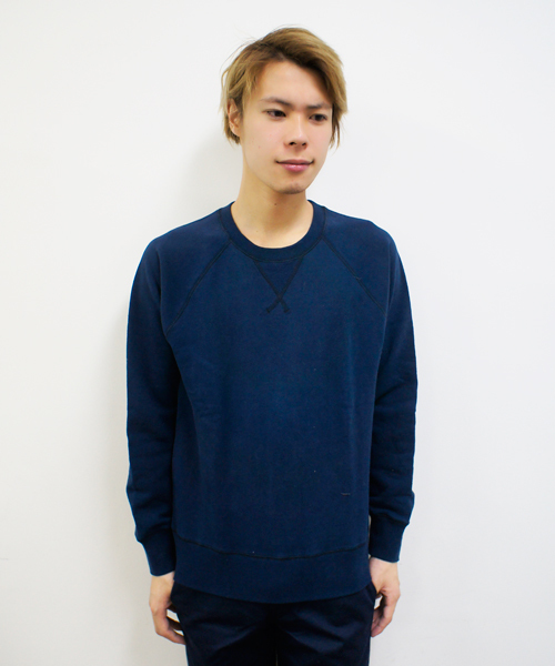 CIAOPANIC（チャオパニック）の「【Ciaopanic】起毛ビーチ裏毛ミラノリブ付きP/O（スウェット・メンズ・グレー/ネイビー/ホワイト・MEDIUM/LARGE）」の6枚目の写真