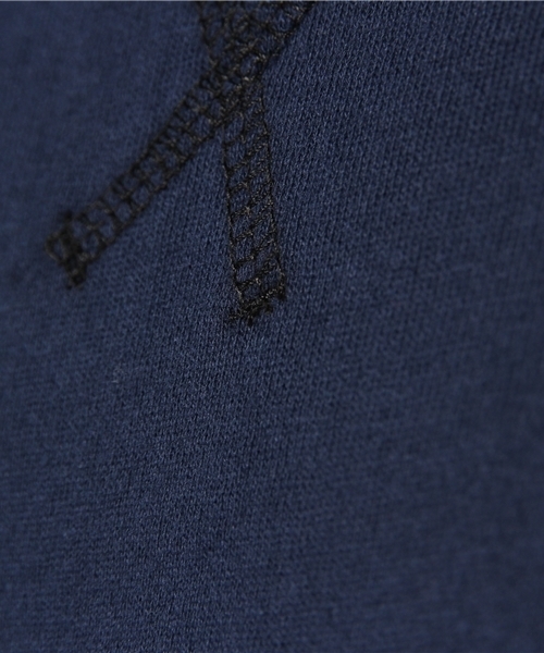 CIAOPANIC（チャオパニック）の「【Ciaopanic】起毛ビーチ裏毛ミラノリブ付きP/O（スウェット・メンズ・グレー/ネイビー/ホワイト・MEDIUM/LARGE）」の8枚目の写真