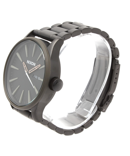 bpr BEAMS（ビーピーアール ビームス ）の「NIXON / Sentry SS BK/GY（アナログ腕時計・メンズ・ブラック・ONE SIZE）」の5枚目の写真