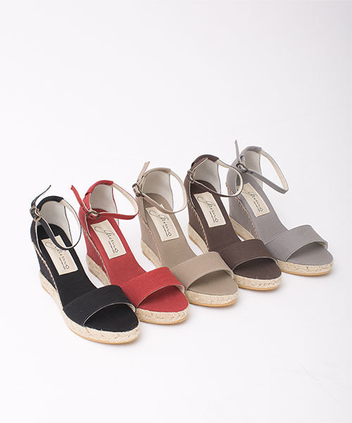 NANO universe（ナノユニバース）の「GAIMO/別注キャンバスシンプルエスパ（サンダル・レディース・ブラック/グレー/カーキ/オレンジ系その他/ベージュ・35/36/38/37）」の17枚目の写真