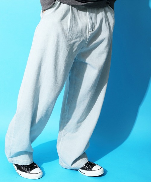 【セール】ワイドデニムパンツ（デニムパンツ）｜Beautiful Harmony（ビューティフルハーモニー）