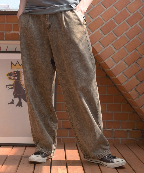 【セール】ワイドデニムパンツ（デニムパンツ）｜Beautiful Harmony（ビューティフルハーモニー）
