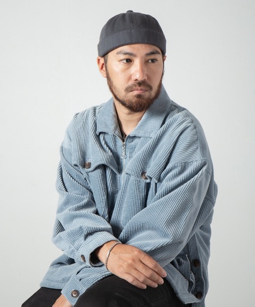 RACAL（ラカル）の「RLZ Ltd. Roll Cap / RLZ ロールキャップ（キャップ・メンズ・インディゴブルー/ベージュ/ブラック/アイボリー/オリーブ/チャコールグレー・FREE）」の16枚目の写真