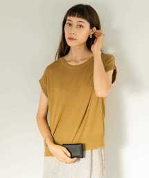 SENSE OF PLACE by URBAN RESEARCH WOMEN�i�Z���X�I�u�v���C�X�o�C�A�[�o�����T�[�`�@�E�[�}���j�́u2WAY�t�����`�X���[�u�Z�[�^�[�i���̑��g�b�v�X�j�v